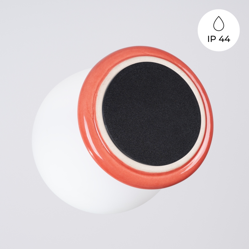 Griestu lampa vannas istabai ZORI 1xG9/8W/230V, Ø 12 cm, IP44, rozā