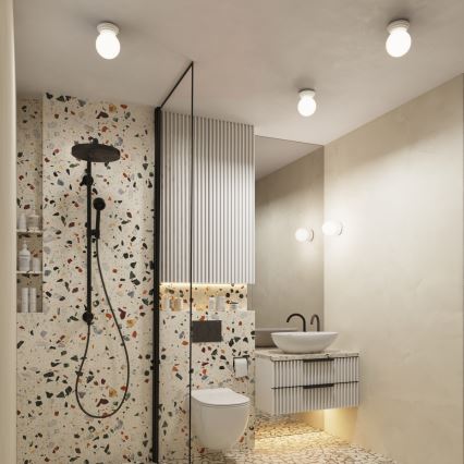 Vannas istabas griestu lampa ZORI 1xG9/8W/230V Ø 12 cm IP44 balta