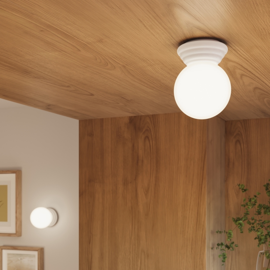 Vannas istabas griestu lampa ZORI 1xG9/8W/230V Ø 12 cm IP44 balta