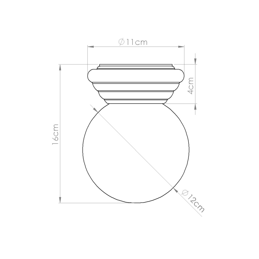 Vannas istabas griestu lampa ZORI 1xG9/8W/230V Ø 12 cm IP44 balta