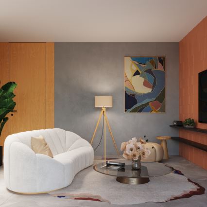 Grīdas lampa NATT 1xE27/15W/230V taupe