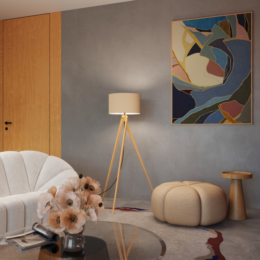 Grīdas lampa NATT 1xE27/15W/230V taupe