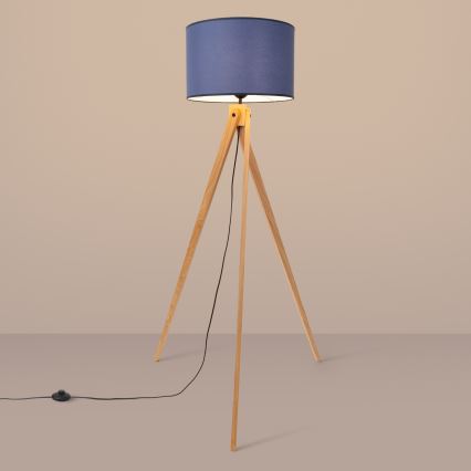 Grīdas lampa NATT 1xE27/15W/230V zila