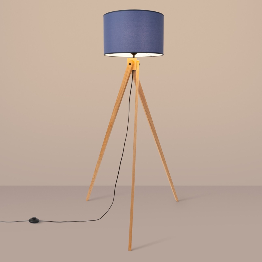 Grīdas lampa NATT 1xE27/15W/230V zila