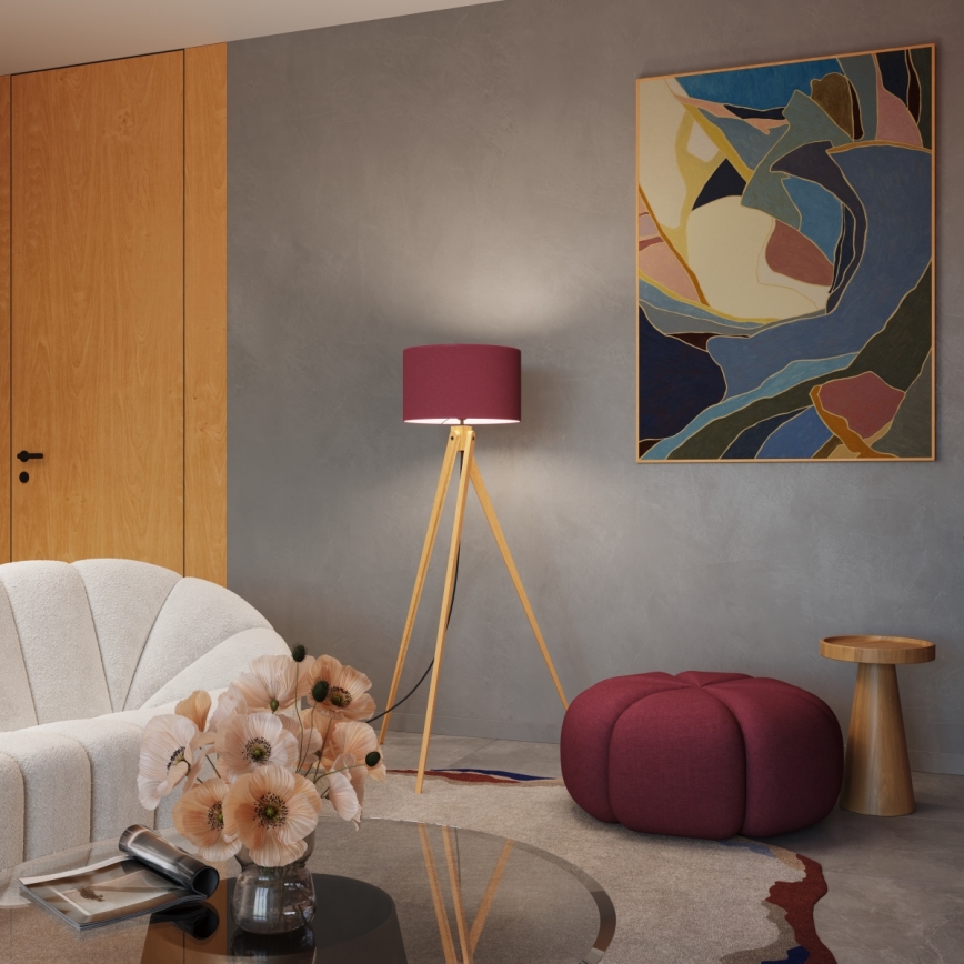 Grīdas lampa NATT 1xE27/15W/230V sarkana