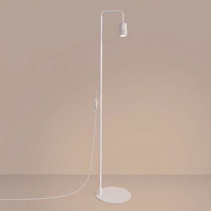 Grīdas lampa KARBON 1xGU10/10W/230V balta