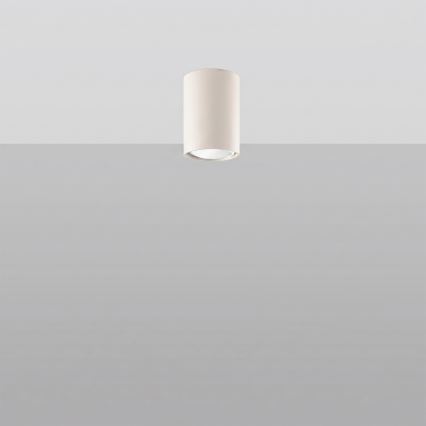 Punktveida gaismeklis LAGOS 1xGU10/10W/230V, 10 cm, krēmkrāsas