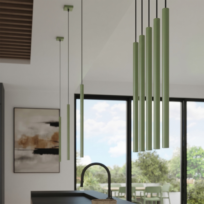 Piekaramā lampa uz vada PASTELO 1xG9/8W/230V zaļa