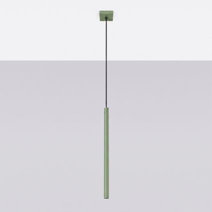 Piekaramā lampa uz vada PASTELO 1xG9/8W/230V zaļa