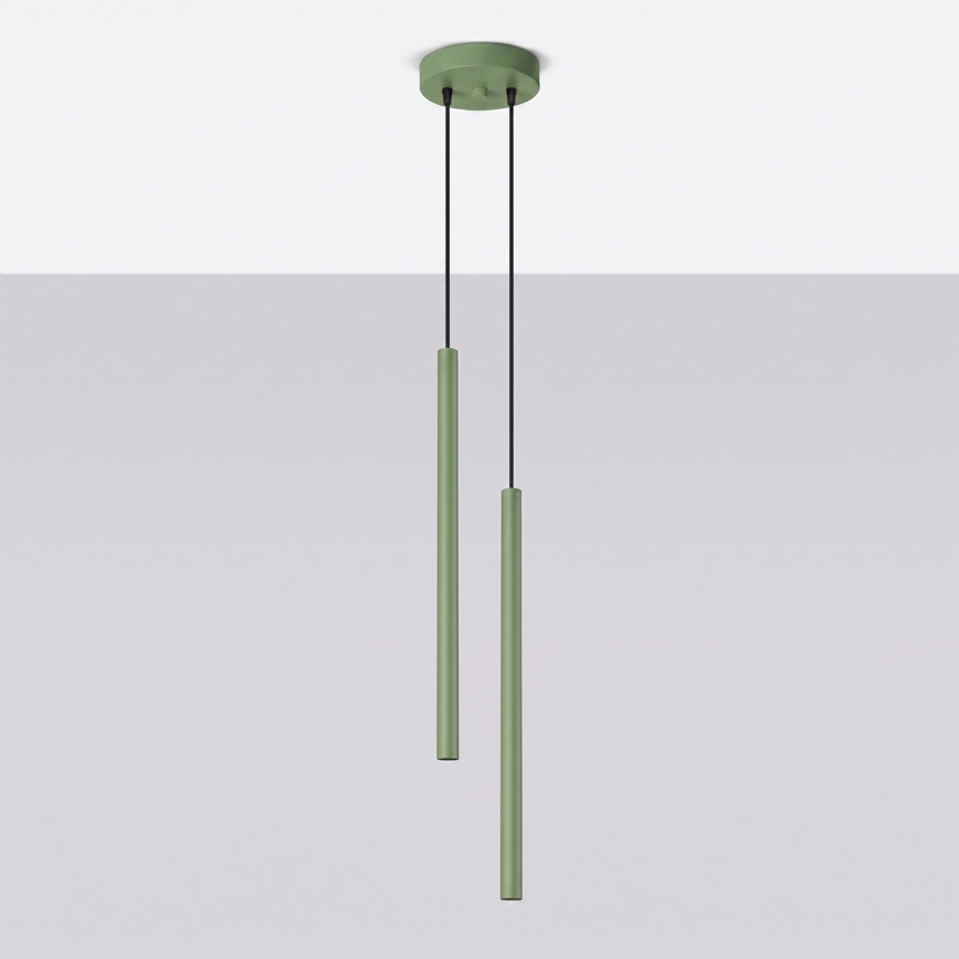 Pakaramā lampa PASTELO 2xG9/8W/230V zaļa