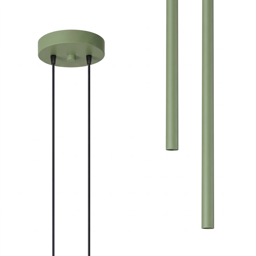 Pakaramā lampa PASTELO 2xG9/8W/230V zaļa