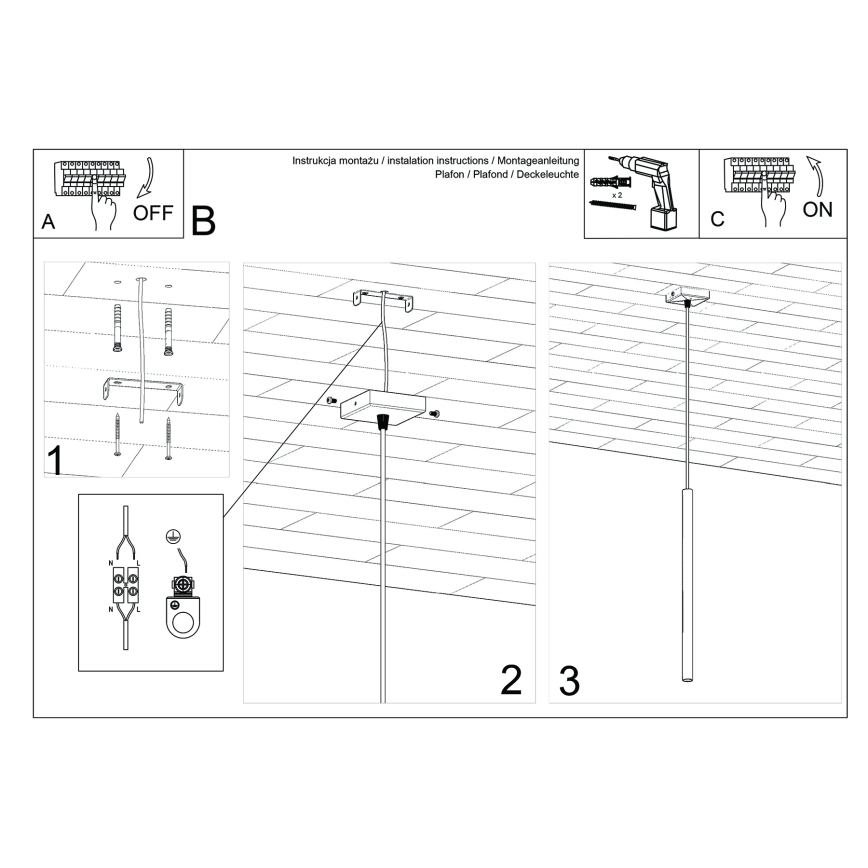 PASTELO pakaramā lampa ar kabeli 1xG9/8W/230V zila