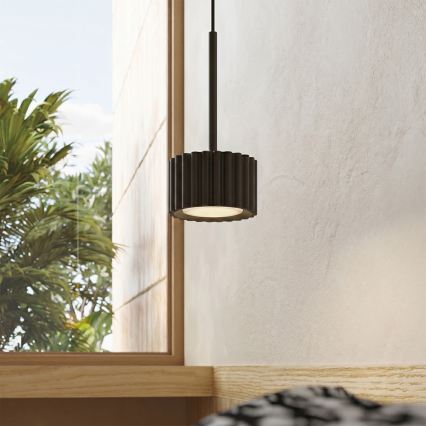 Pakaramais gaismeklis uz vada AURA 1xGX53/10W/230V melns