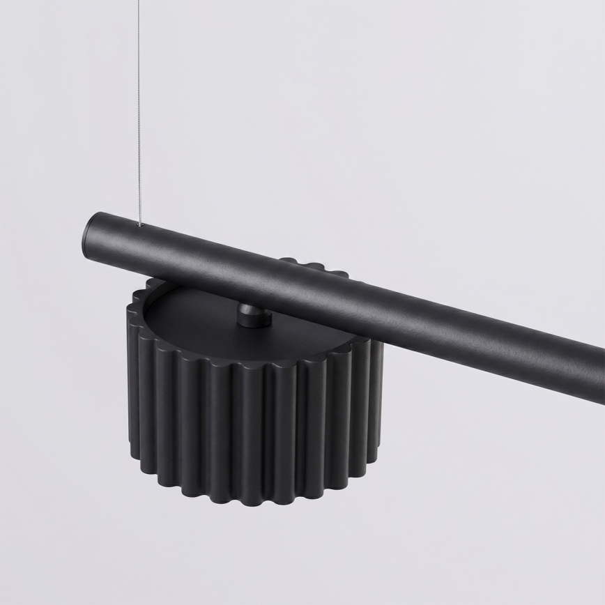 Piekaramā lustra uz troses AURA 4xGX53/10W/230V melna
