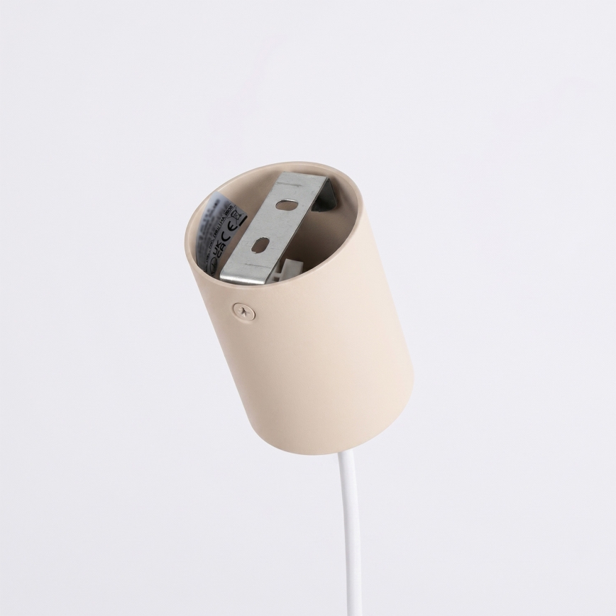 Lustra uz kabeļa KARBON 4xGU10/10W/230V krēmkrāsaina
