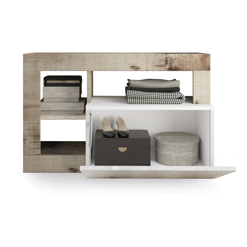 Sols LENOR balts/brūns