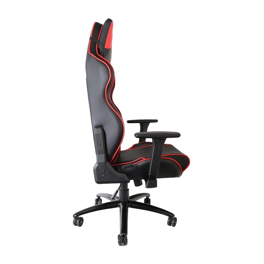 Spēļu krēsls VARR Monza melns/sarkans
