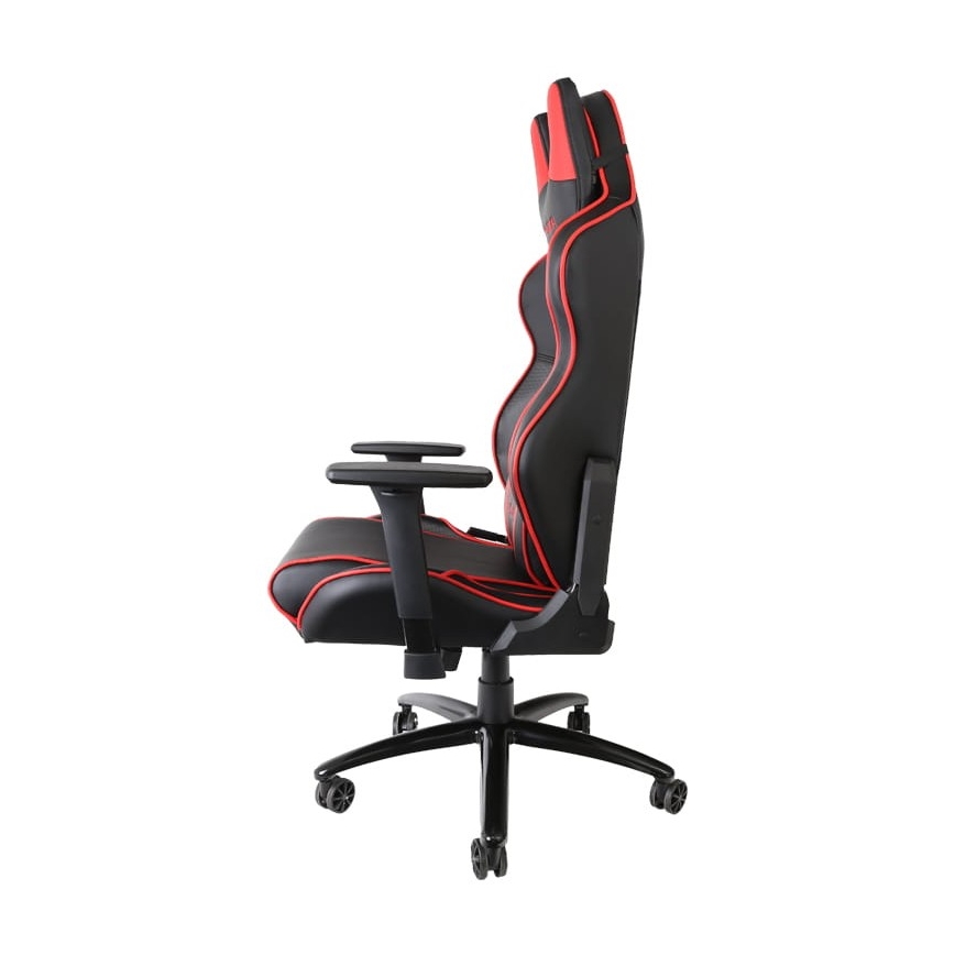 Spēļu krēsls VARR Monza melns/sarkans
