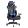 Spēļu krēsls VARR Nascar melns/zils