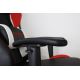 Spēļu krēsls VARR Silverstone melns/sarkans