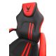 Spēļu krēsls VARR Slide melns/sarkans