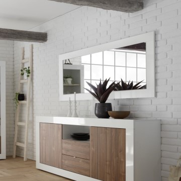 Spogulis FINERA 75x170 cm balts