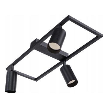 Spot gaismeklis 3xGU10/30W/230V melns