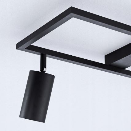 Spot gaismeklis 3xGU10/30W/230V melns