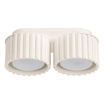 Spot gaismeklis AURA 2xGX53/10W/230V krēmkrāsā