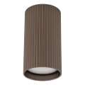 Spot gaismeklis TUNE S 1xGU10/10W/230V 10 cm brūns