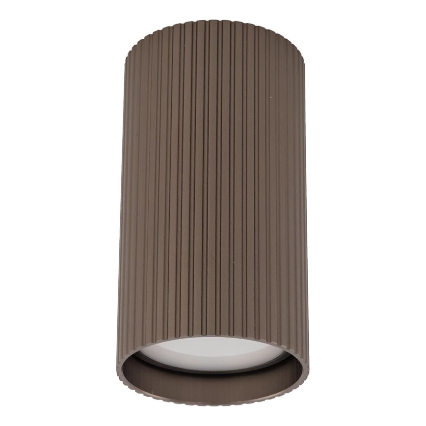 Spot gaismeklis TUNE S 1xGU10/10W/230V 10 cm brūns