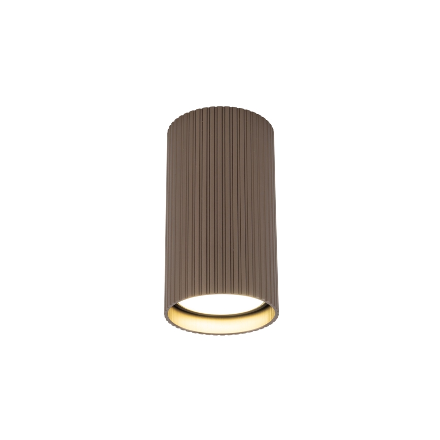 Spot gaismeklis TUNE S 1xGU10/10W/230V 10 cm brūns