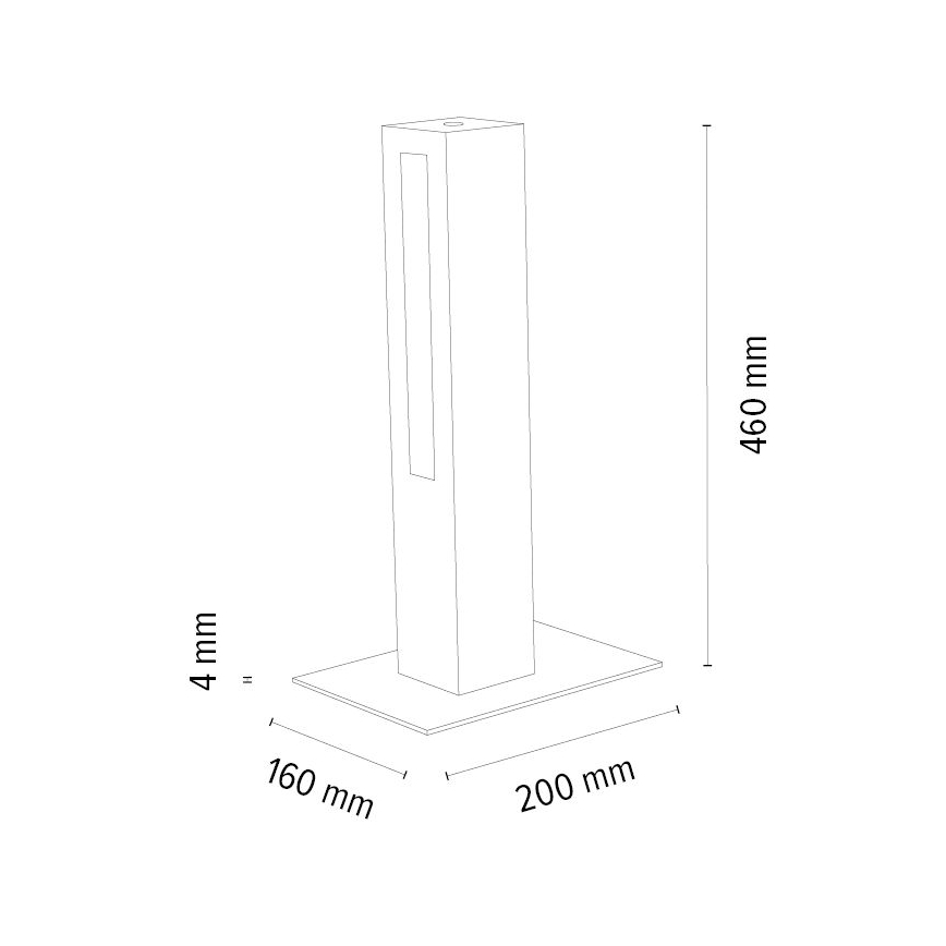 LED Aptumšojama galda lampa LEON LED/9W/230V ozols – FSC sertificēts