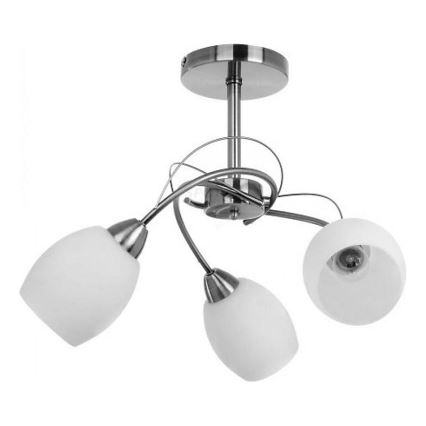 Rezerves abažūrs lustrai un sienas lampai PISA E27 d. 12 cm balta