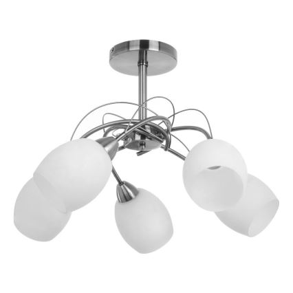 Rezerves abažūrs lustrai un sienas lampai PISA E27 d. 12 cm balta