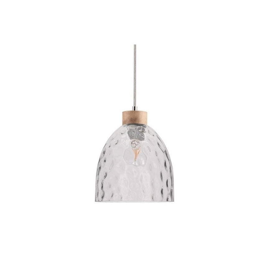 Lustra ar auklu ALESSANDRO 1xE27/60W/230V ozols