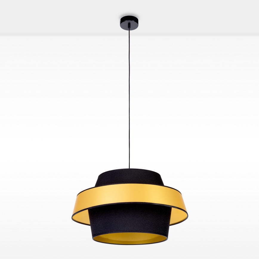 Lustra ar auklu PRETO GOLD 1xE27/60W/230V