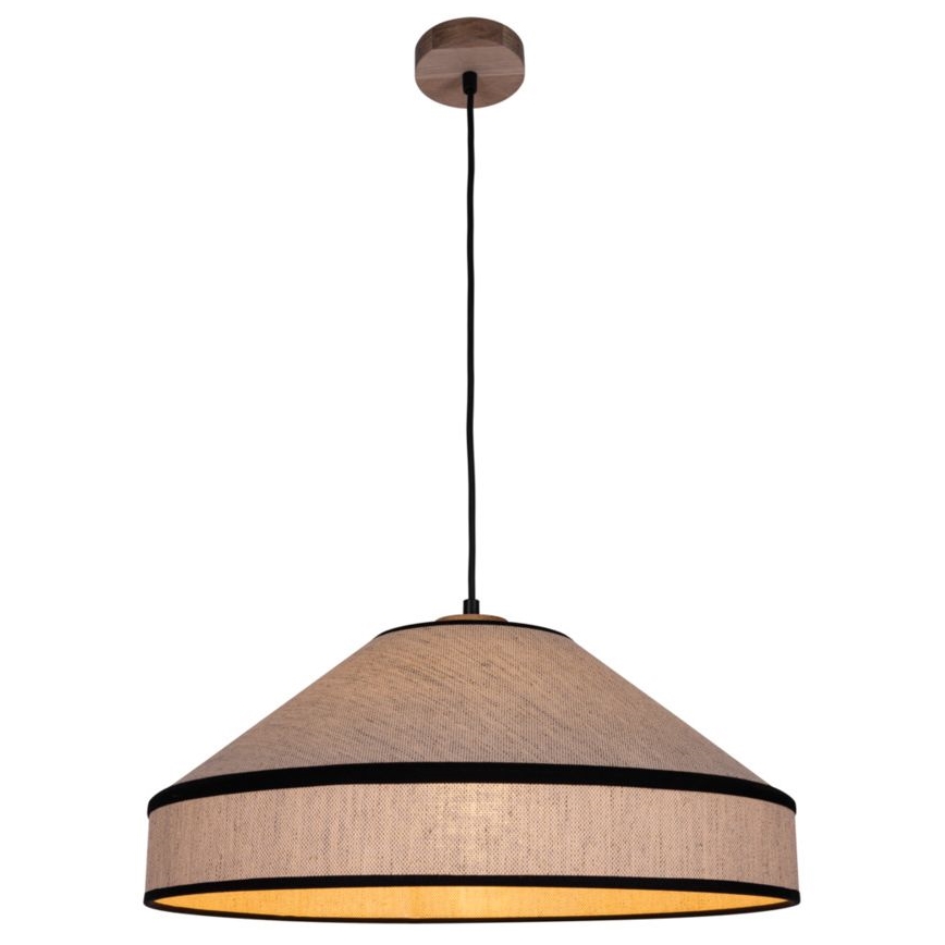 Lustra ar auklu AMIGO 1xE27/60W/230V ozols
