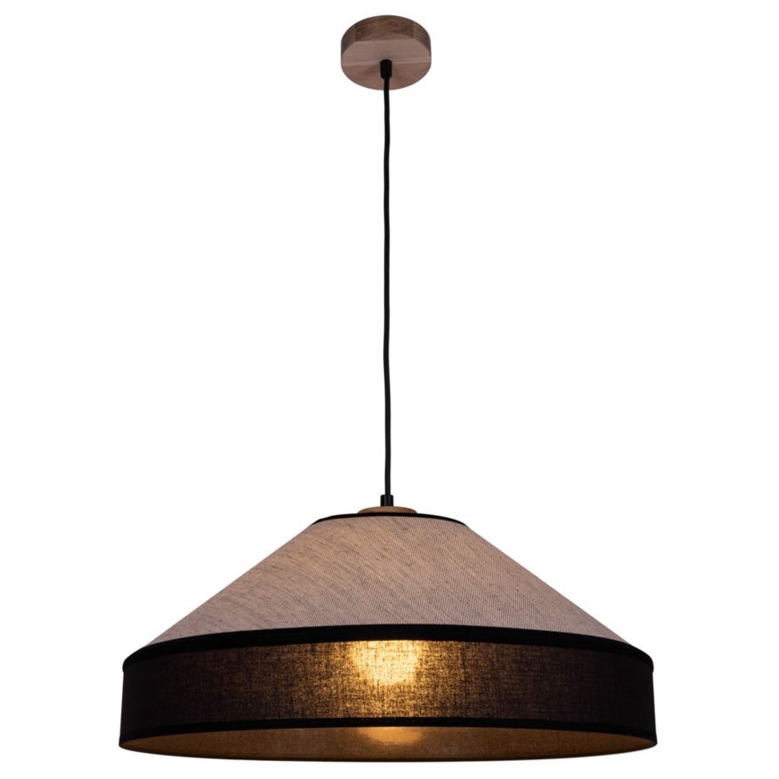 Pakaramā lampa uz troses AMIGO 1xE27/60W/230V ozols