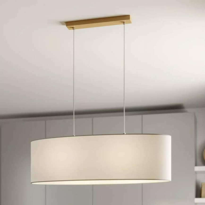 Lustra ar auklu DOVE 2xE27/40W/230V ozols