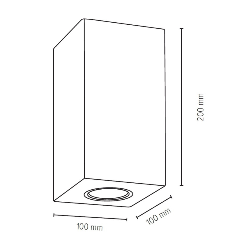 Sienas lampa WOODDREAM 2xGU10/6W/230V, bērzs - FSC sertifikāts