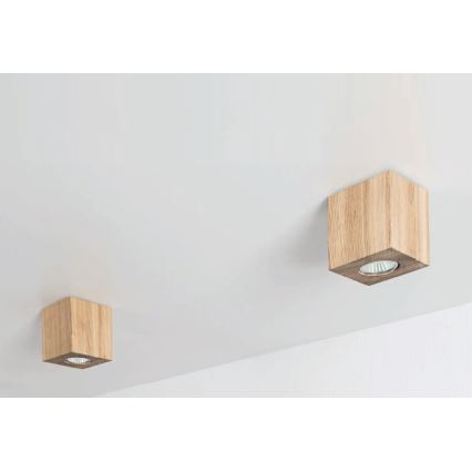 Griestu lampa WOODDREAM 1xGU10/6W/230V ozols - FSC sertifikāts