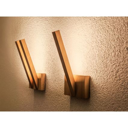 LED sienas gaismeklis LINUS LED/3W/230V ozols