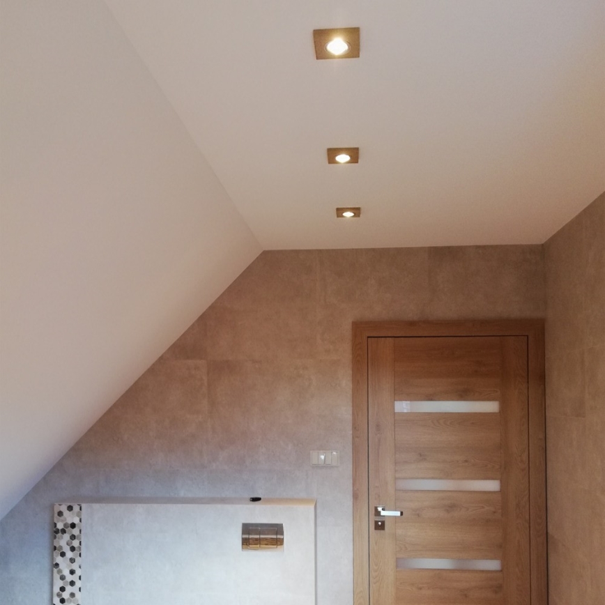 KOMPLEKTS 3x LED Iegremdējama lampa VITAR 1xGU10/5W/230V CRI 90 smilšakmens