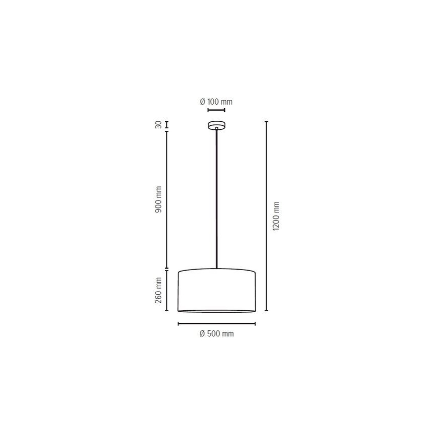 Lustra ar auklu SCARLETT 1xE27/60W/230V