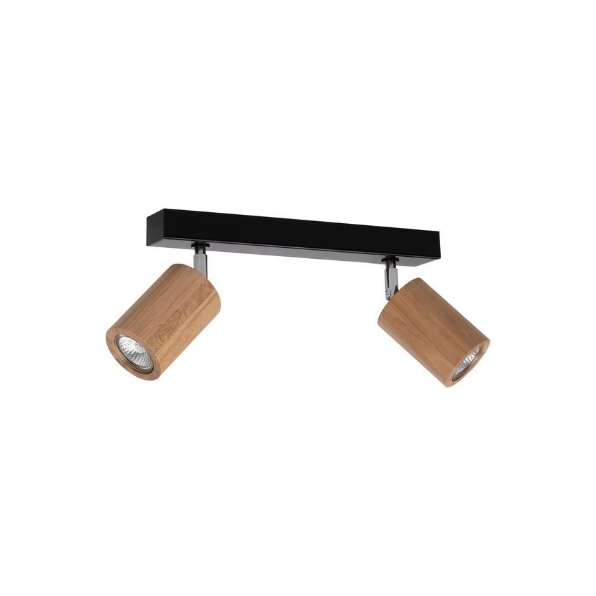 LED Griestu starmetis MATTI 2xGU10/5W/230V ozolkoka - FSC sertifikāts