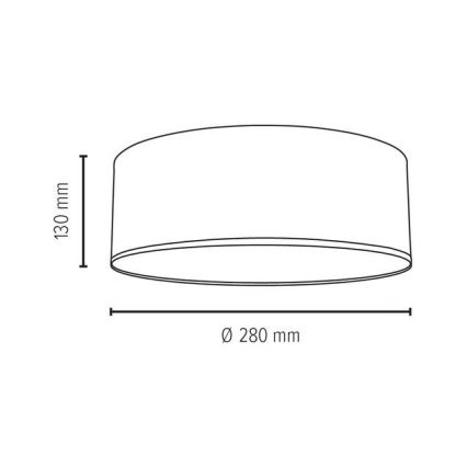 Griestu lampa JOSEFINA 2xE27/25W/230V - FSC sertifikāts