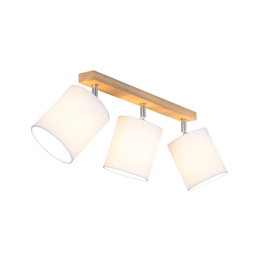 Spotgaismeklis APRILLIA 3xE27/25W/230V ozols/balts