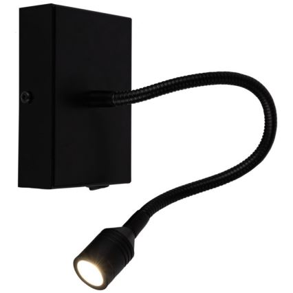 LED Sienas lampa LECTOR LED/2,5W/230V melna