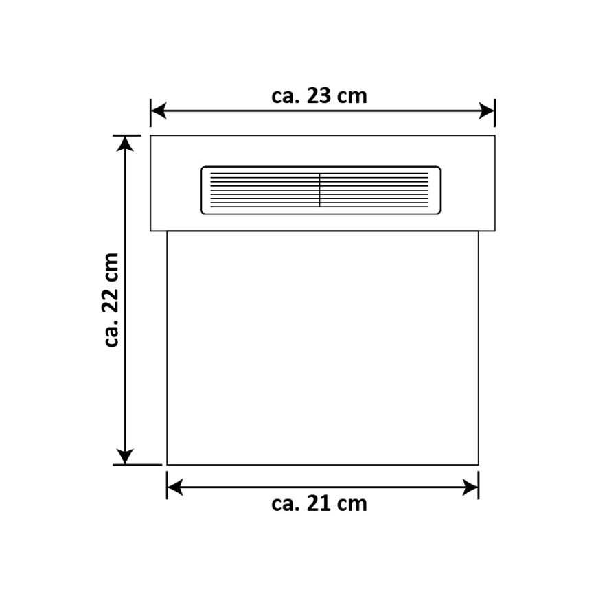 LED Saules enerģijas mājas numurs LED/2x0,07W/2,4V 1200 mAh IP44